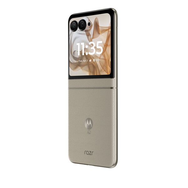 MOTOROLA razr 50 サンドクリーム [SIMフリースマートフォン] | 激安の