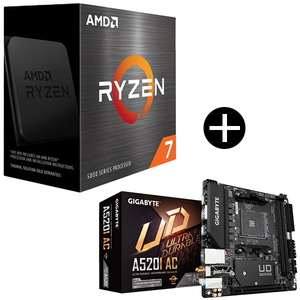 AMD Ryzen 7 5700X3D WOF W/O Cooler CPU + MSI B550M PRO-VDH WIFI