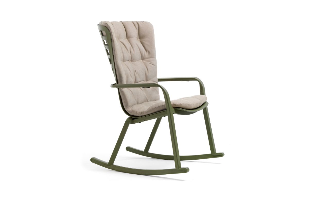 フォリオ ロッキングチェアー ダークグレー - ガーデンファニチャー