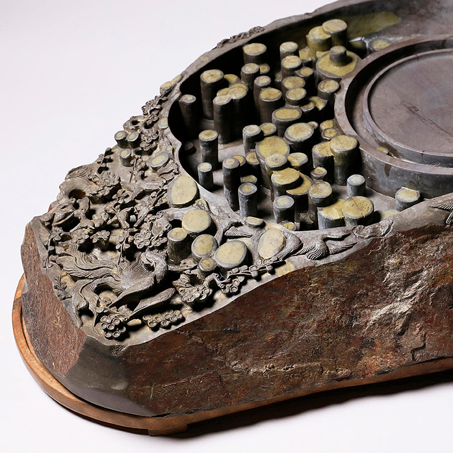 宋坑 彫花硯 加厚 表眼柱 – PIGMENT TOKYO