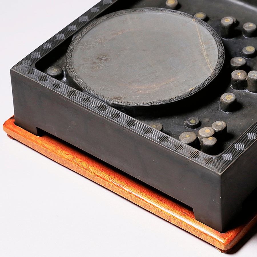 梅花坑 星華硯 方形有眼柱 加厚 – PIGMENT TOKYO