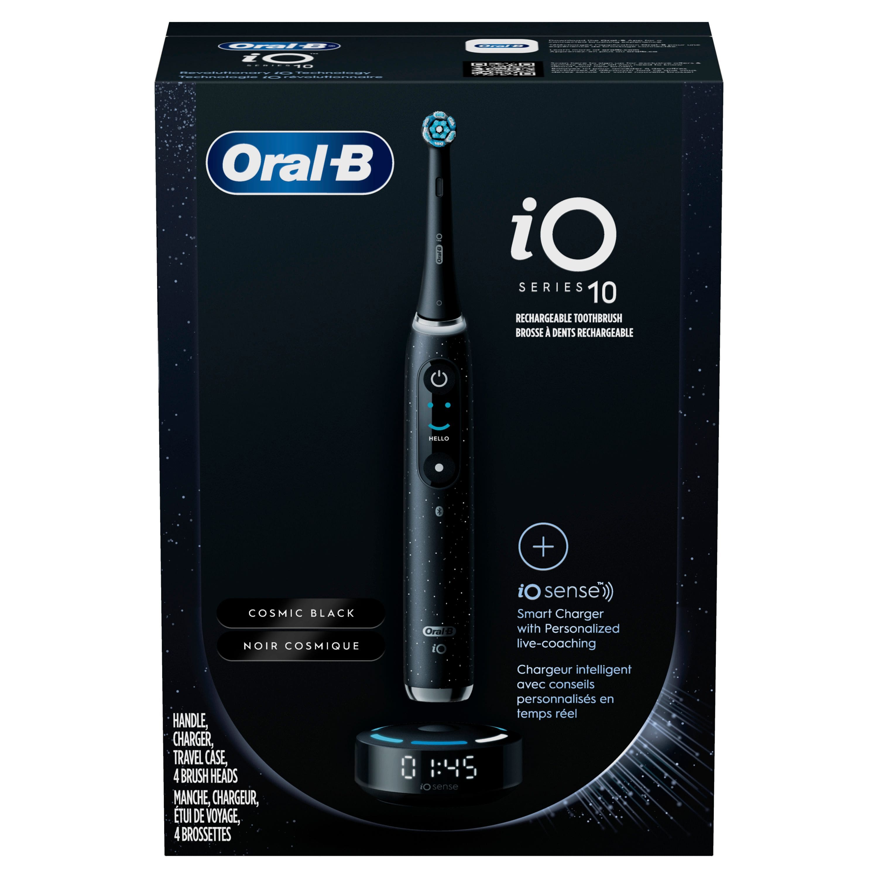 Oral B iO Series 10 Rechargeable Electric Toothbrush Black iO10