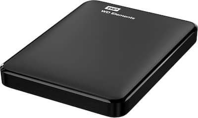 WD Elements 2TB External USB 3.0 Portable Hard Drive Black