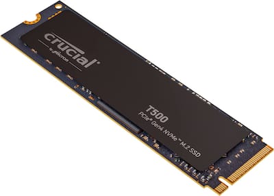 Crucial T500 1TB Internal SSD PCIe Gen 4 x4 NVMe M.2 with 3D TLC