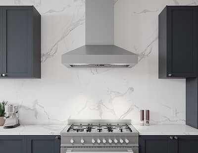 Zephyr 36 inches Convertible Wall Range Hood Stainless Steel ZPO