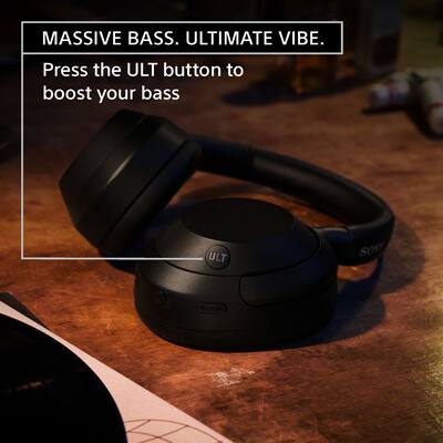 Sony ULT WEAR Wireless Noise Cancelling Headphones Black WHULT900N