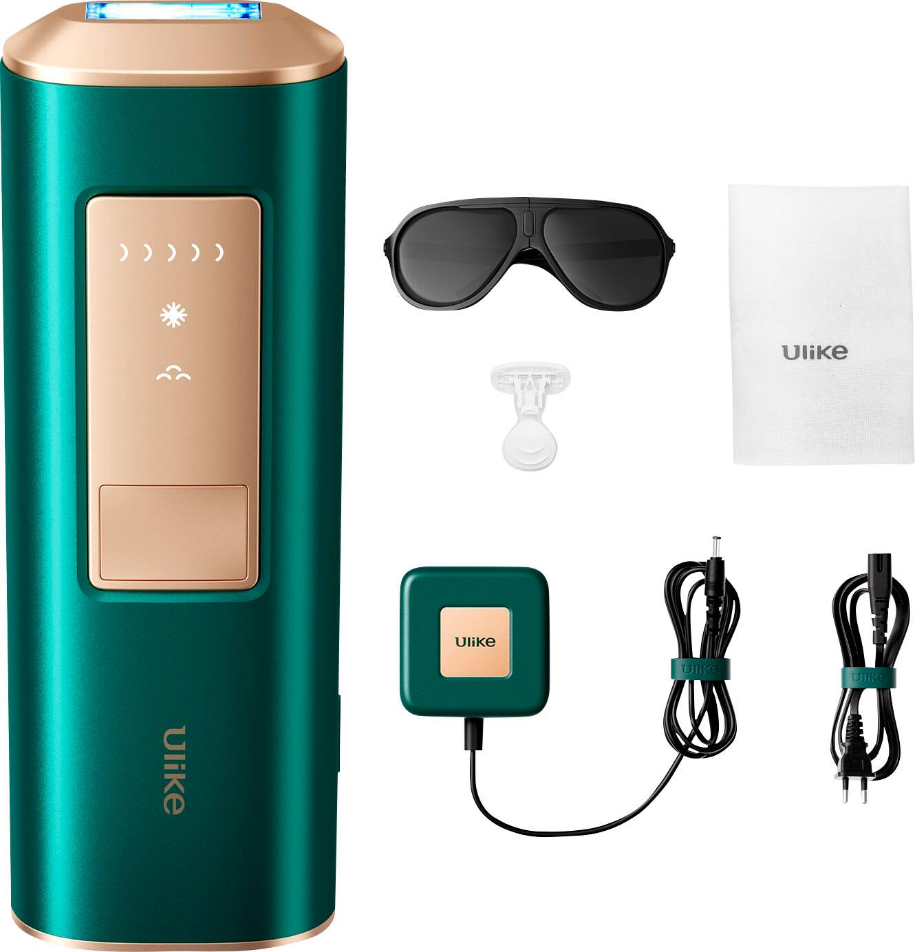 Ulike Air 2 Ice Cooling IPL Dry Hair Removal Device Dark Green