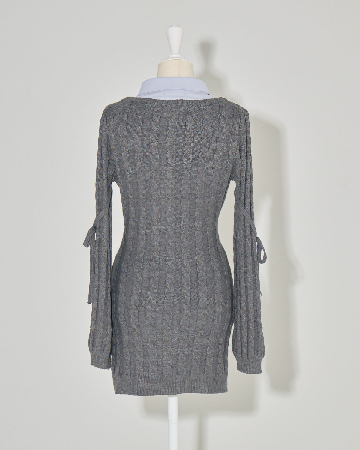 レイヤードケーブルニットワンピ – pium