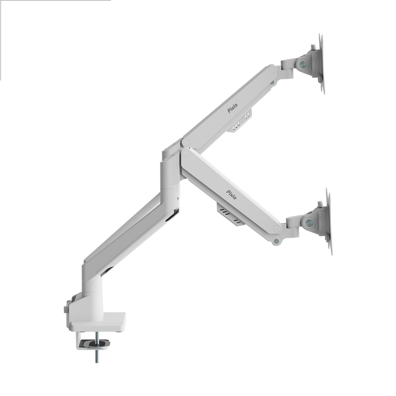 PSW1DWH モニターアーム デュアル / ホワイト | Pixio