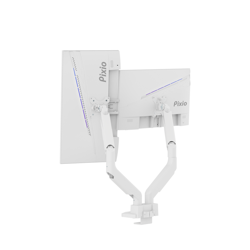 PS2SDW デュアルモニターアーム / ホワイト | Pixio