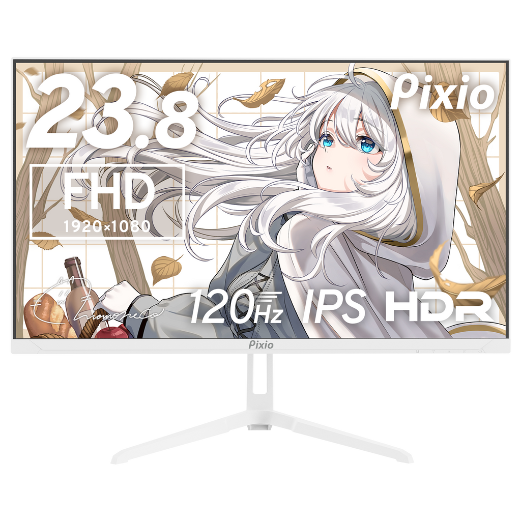 PX246WAVEW / ホワイト | 23.8インチ 120Hz FHD IPSゲーミングモニター