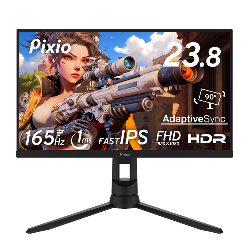 PX248PRO | 23.8インチ 165Hz FHD Fast IPSゲーミングモニター | Pixio