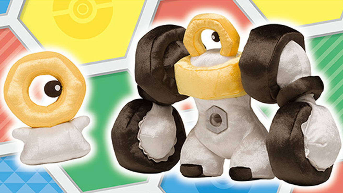 メルタンの等身大サイズのぬいぐるみ登場。ポーズが変わるメルメタルも