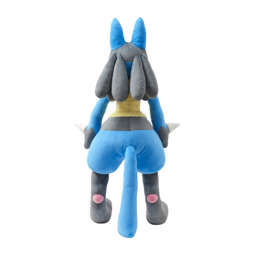 ポケモン、等身大ルカリオぬいぐるみ登場。プラパーツ入りでポーズも