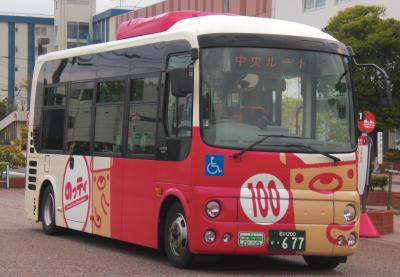 のっティ（赤・中央ルート） 野々市市: 日野ポンチョだいすき（＾＾）