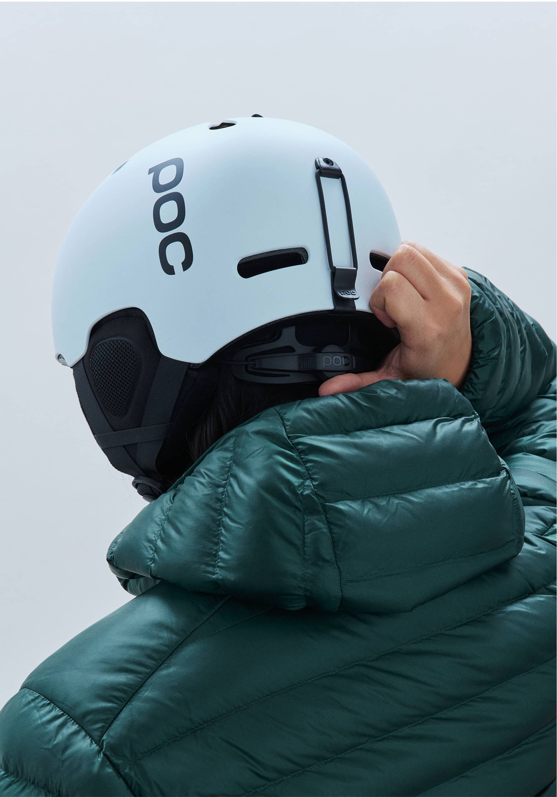 Auric Cut Ski Helmet in Matt White | POC (Global EN)