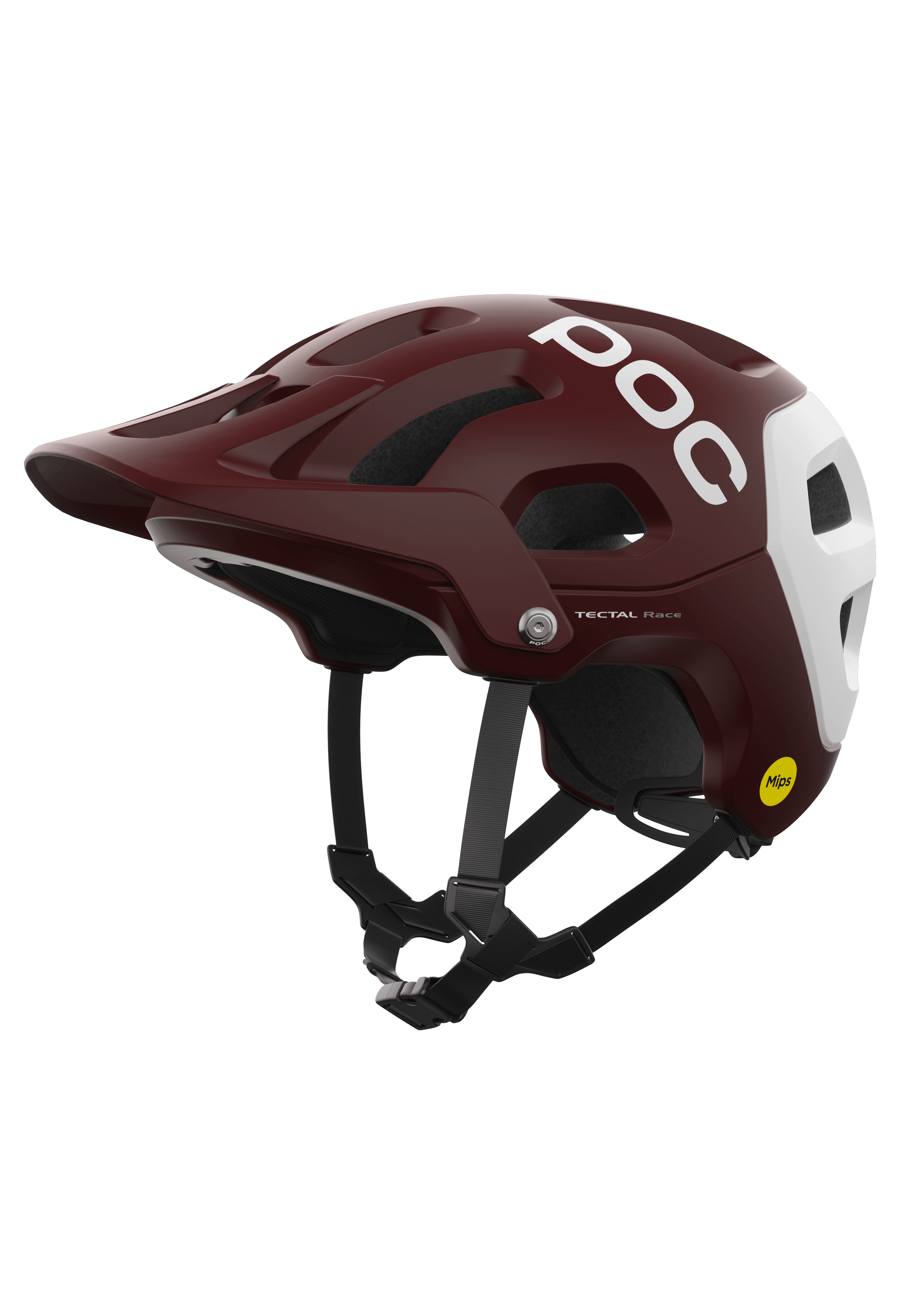 Tectal Race MIPS MTB Helmet in Garnet Red/Hydrogen White Matt