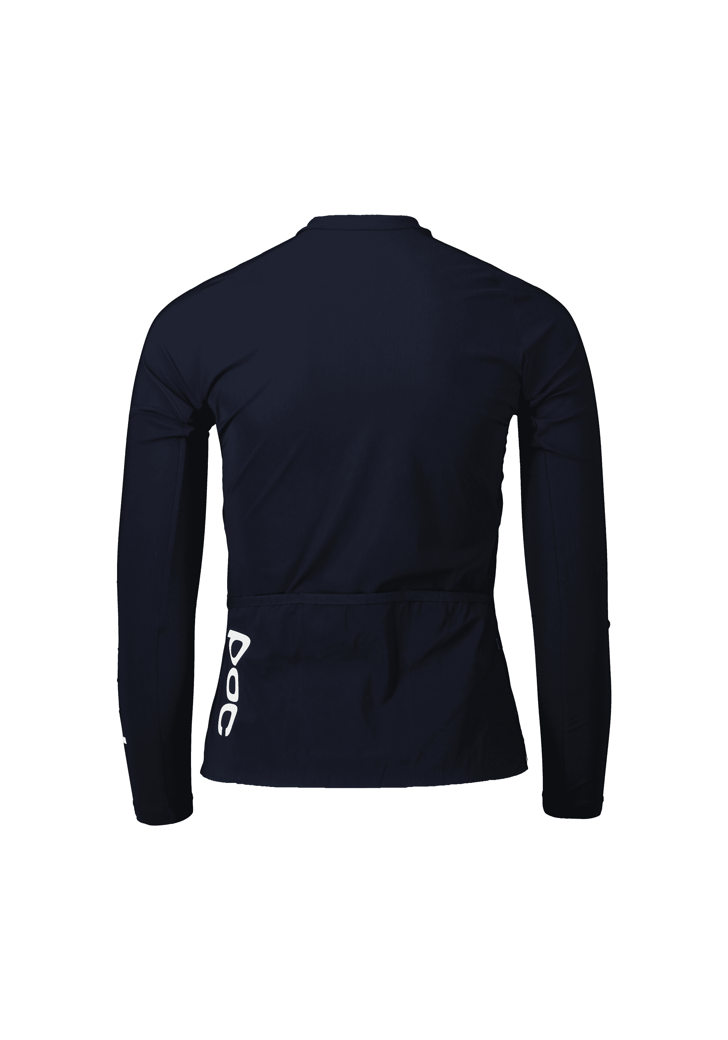 Women's Essential Long Sleeve Road Cycling Jersey in Navy Black