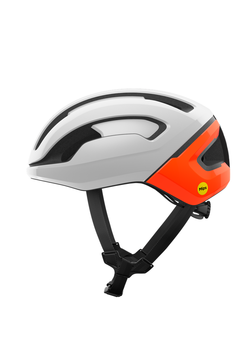 Omne Air MIPS Cycling Helmet に Hydrogen White/Fluorescent Orange