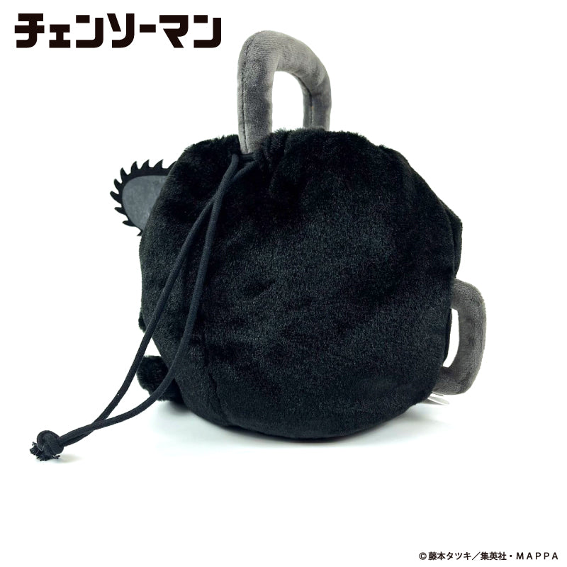Pochimart】チェンソーマン ブラックポチタ ぬいぐるみ巾着【日本