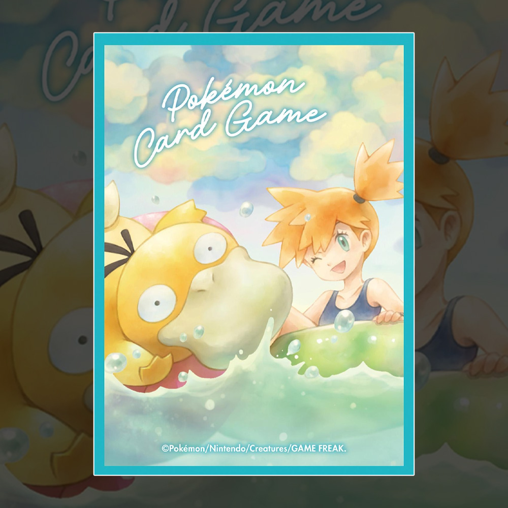 デッキシールド カスミ＆コダック｜ポケサプ：ポケモンカードサプライ