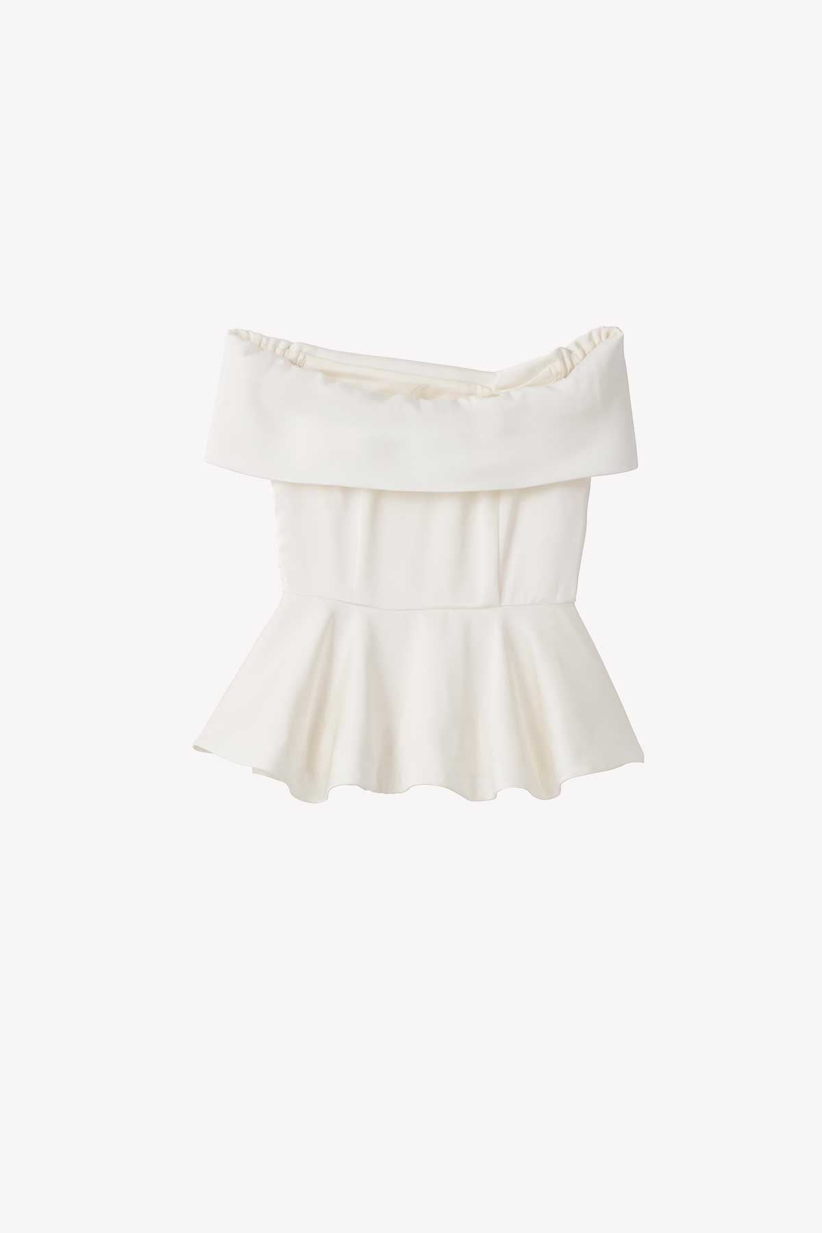 ロマンティックサテンぺプラムトップス – poláura OFFICIAL ONLINE STORE