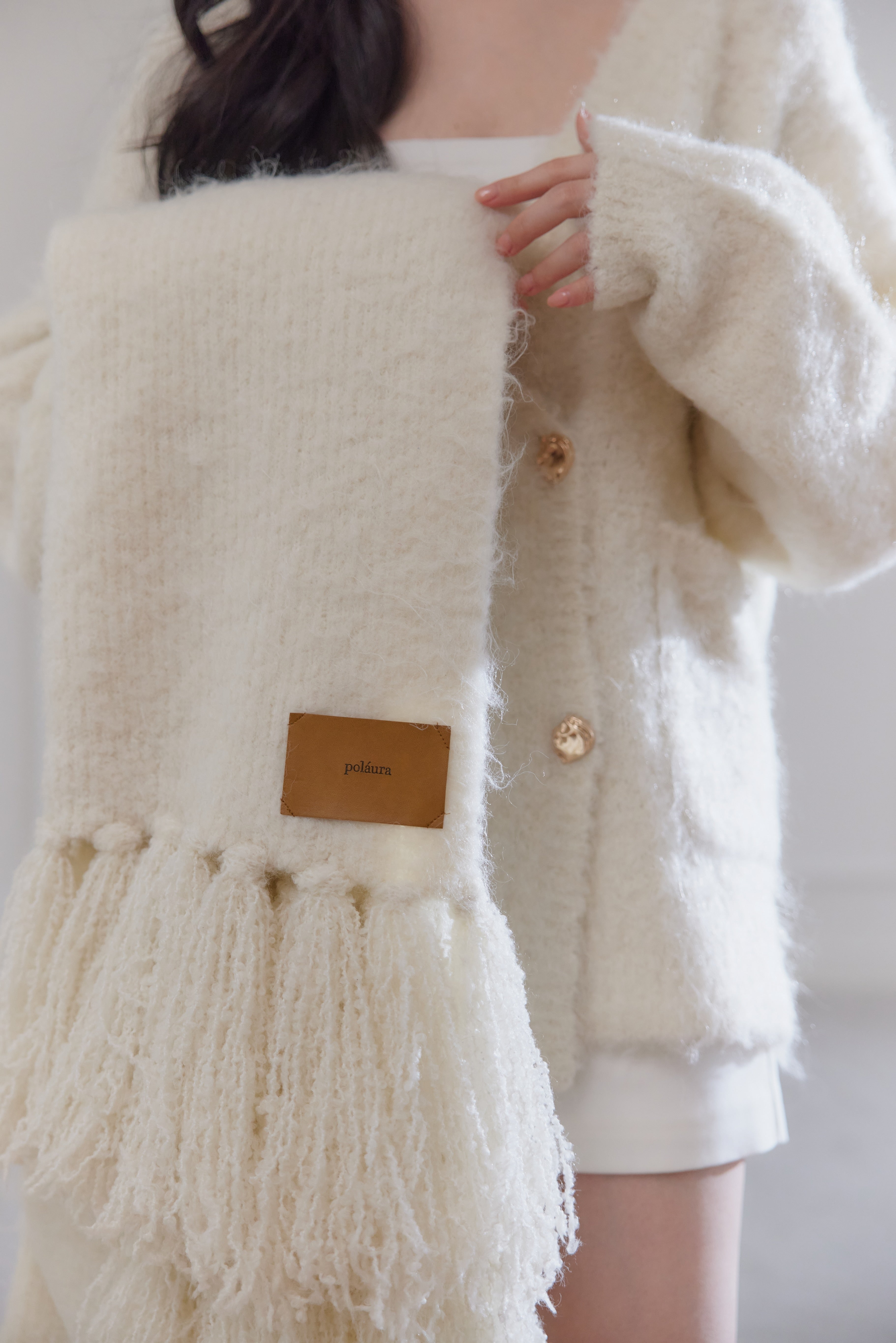 マフラーセットオーバーサイズカーディガン – poláura OFFICIAL ONLINE