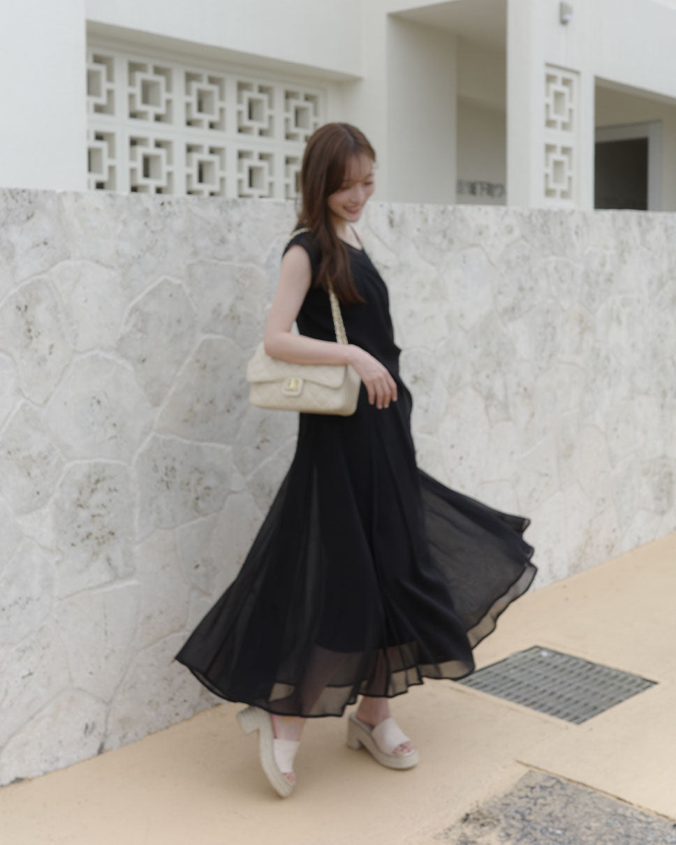 ワンショルダータックシアードレス – poláura OFFICIAL ONLINE STORE