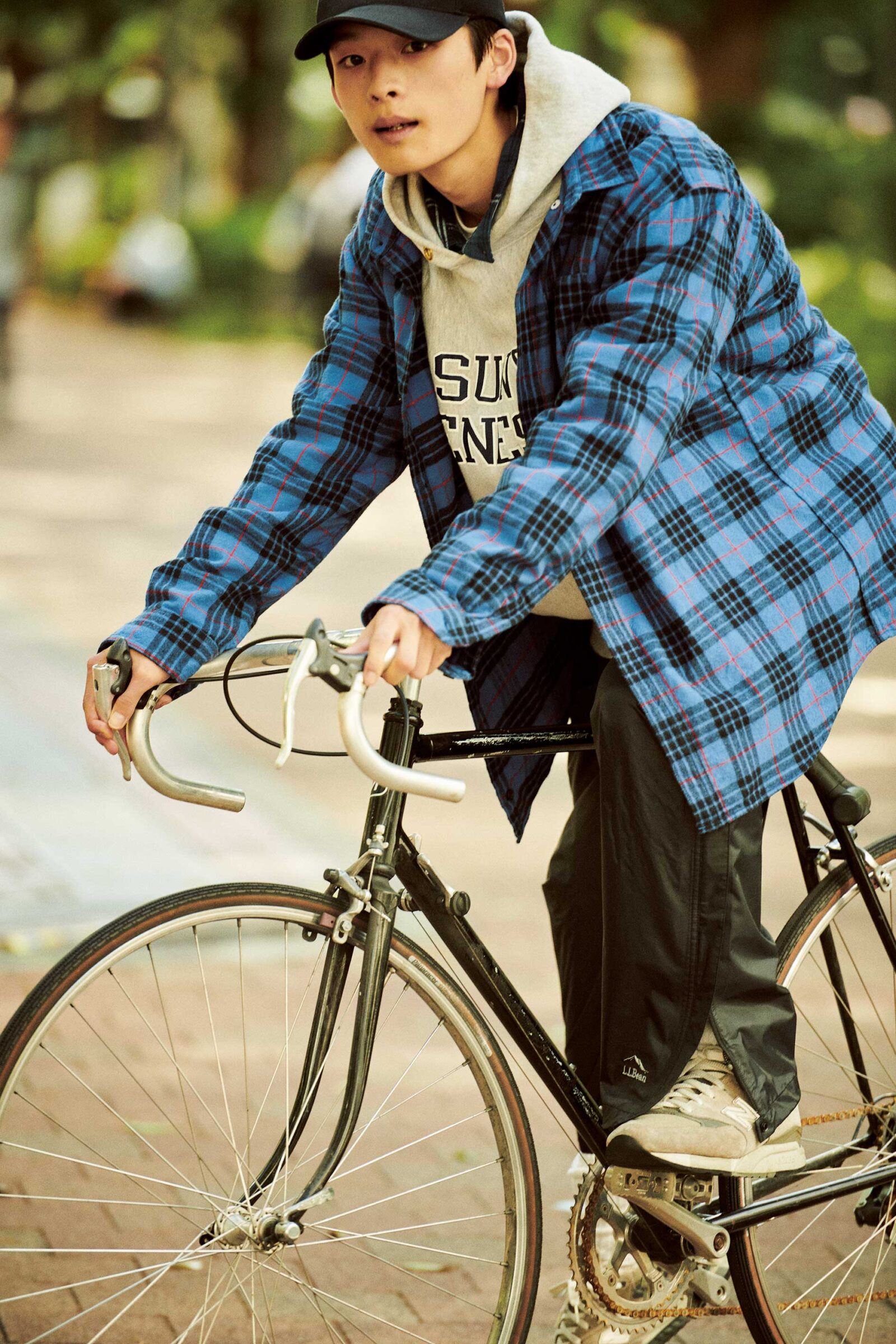 L.L.Bean〉のスコッチ・プラッド・フランネル。君ならどう着る