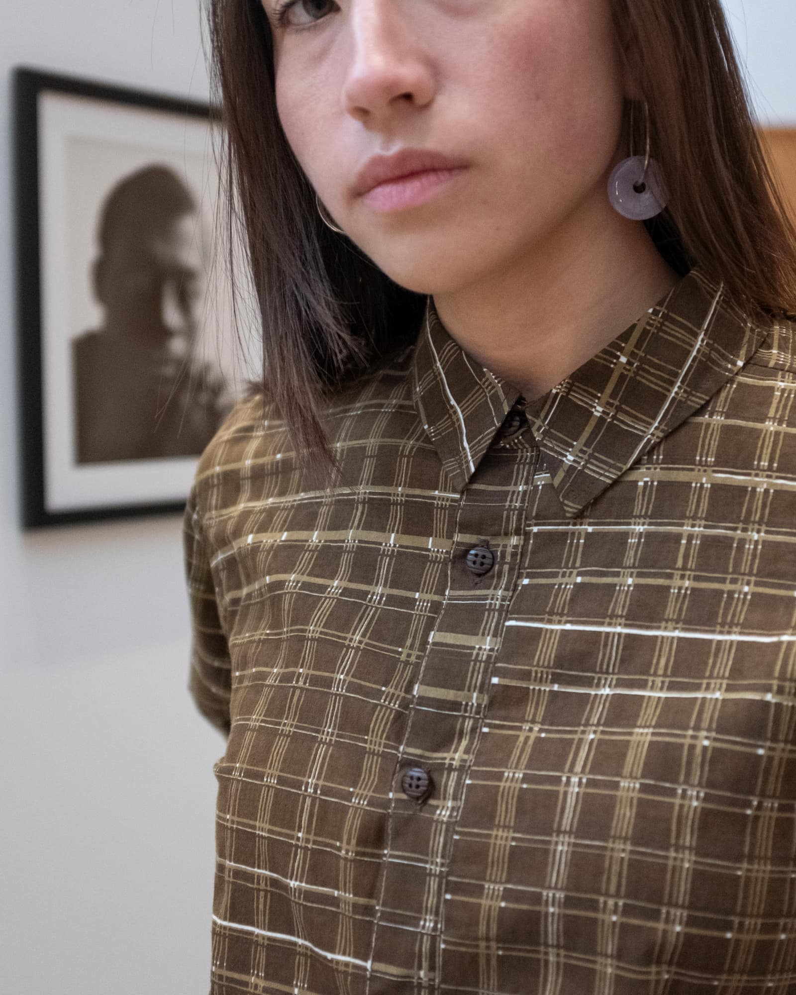 フリーアームシャツ ストレートフィット プラッド – POSTALCO