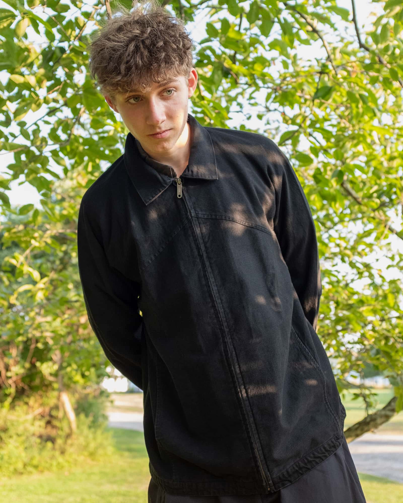 ジップアップジャケットライトデニム – POSTALCO