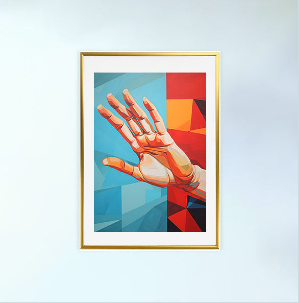 手のアートポスター:hand_64ea 通販