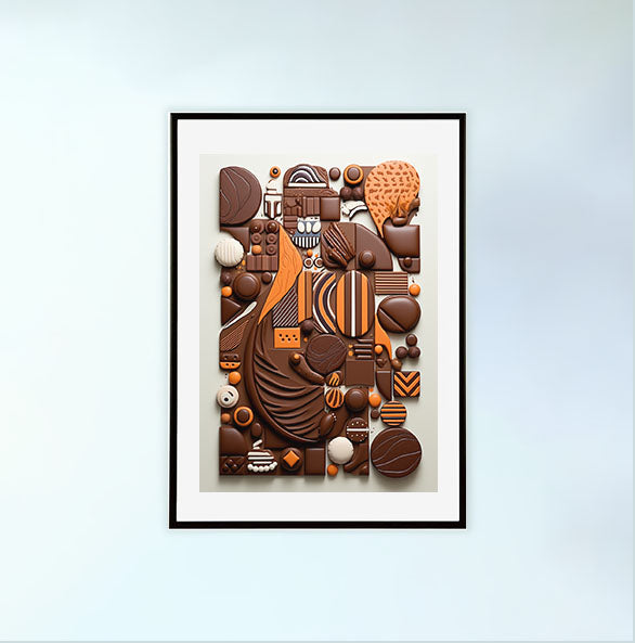チョコレートのアートポスター:chocolate_a612 通販