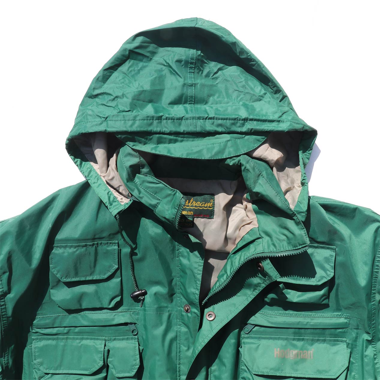 POST JUNK / 90's HODGMAN Multi Pocket Nylon Fishing Jacket [XXL]