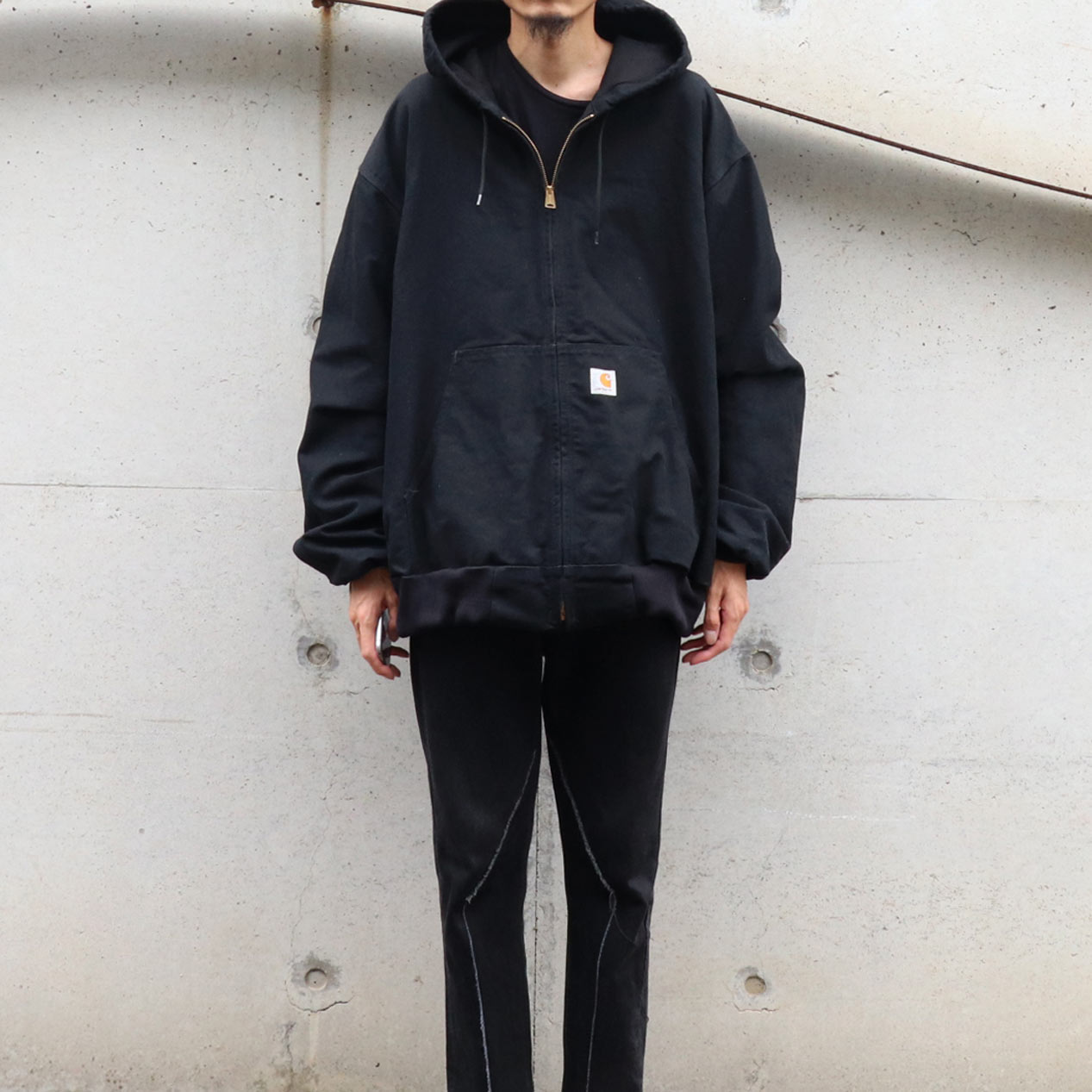 POST JUNK / 00's CARHARTT USA製 ブラック コットンダック アクティブ