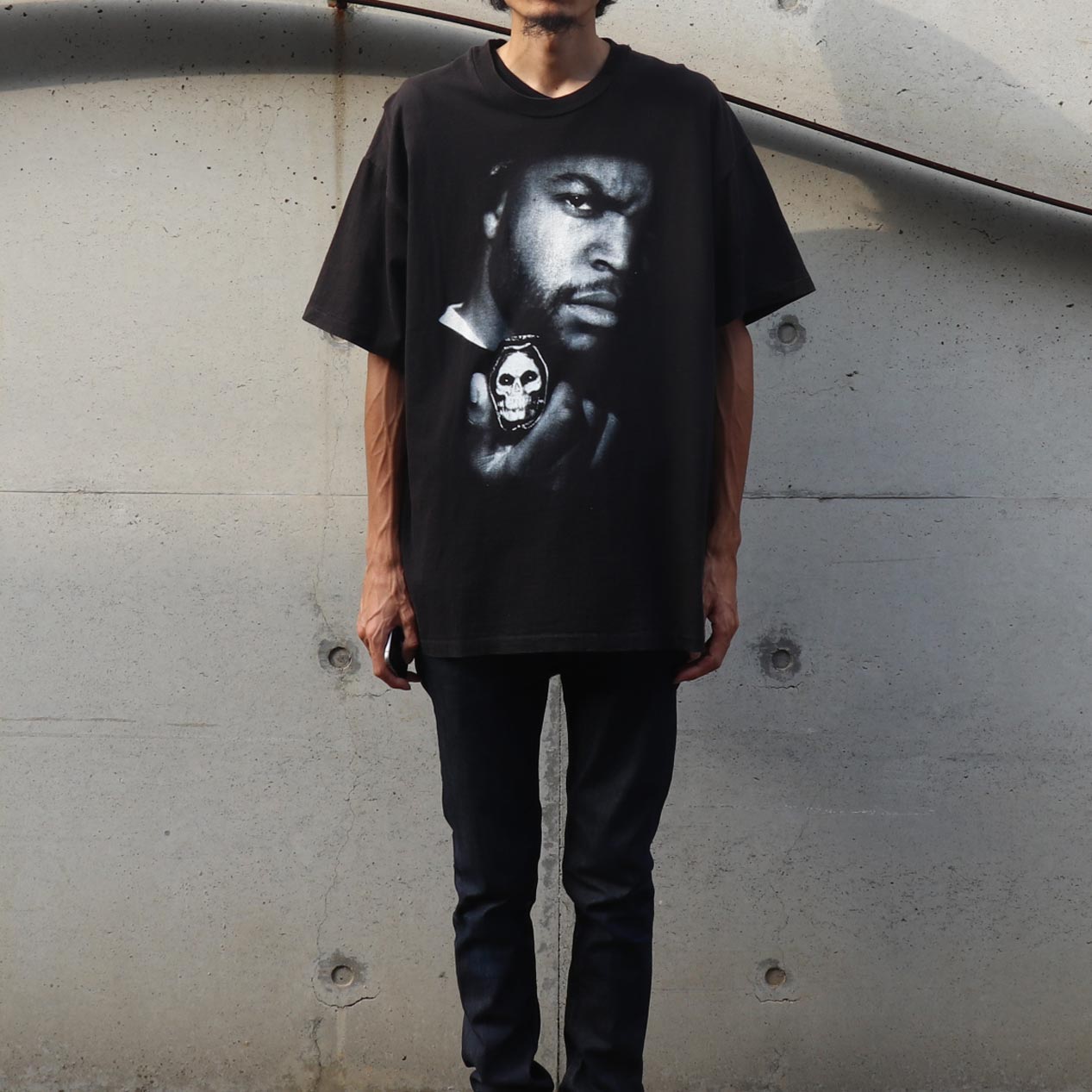 POST JUNK / 90's ICE CUBE ”THE PREDATOR” プリントTシャツ [XL]