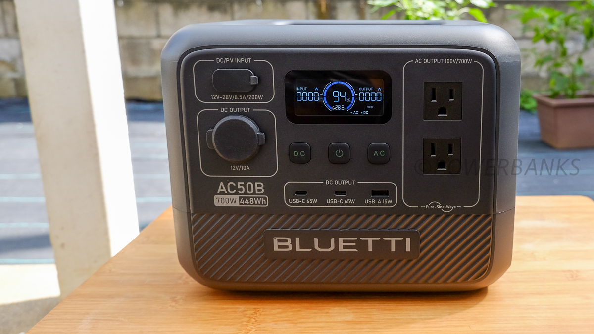 BLUETTI AC50B ポータブル電源実機レビュー | POWERBANKS