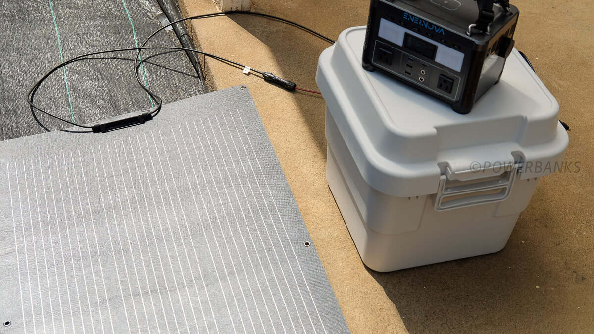 EcoFlow 100W据置型ソーラーパネル(柔性)実機レビュー | POWERBANKS