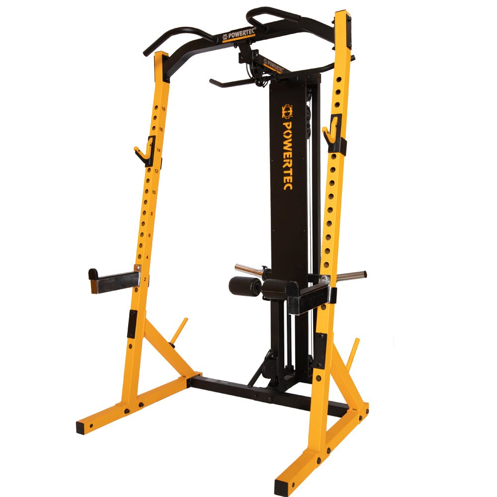 Workbench® Half Rack | Yellow | Powertec | Home Gym