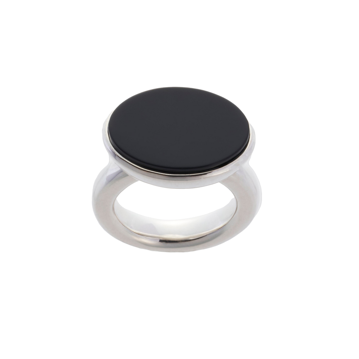 Flat Ring Onyx