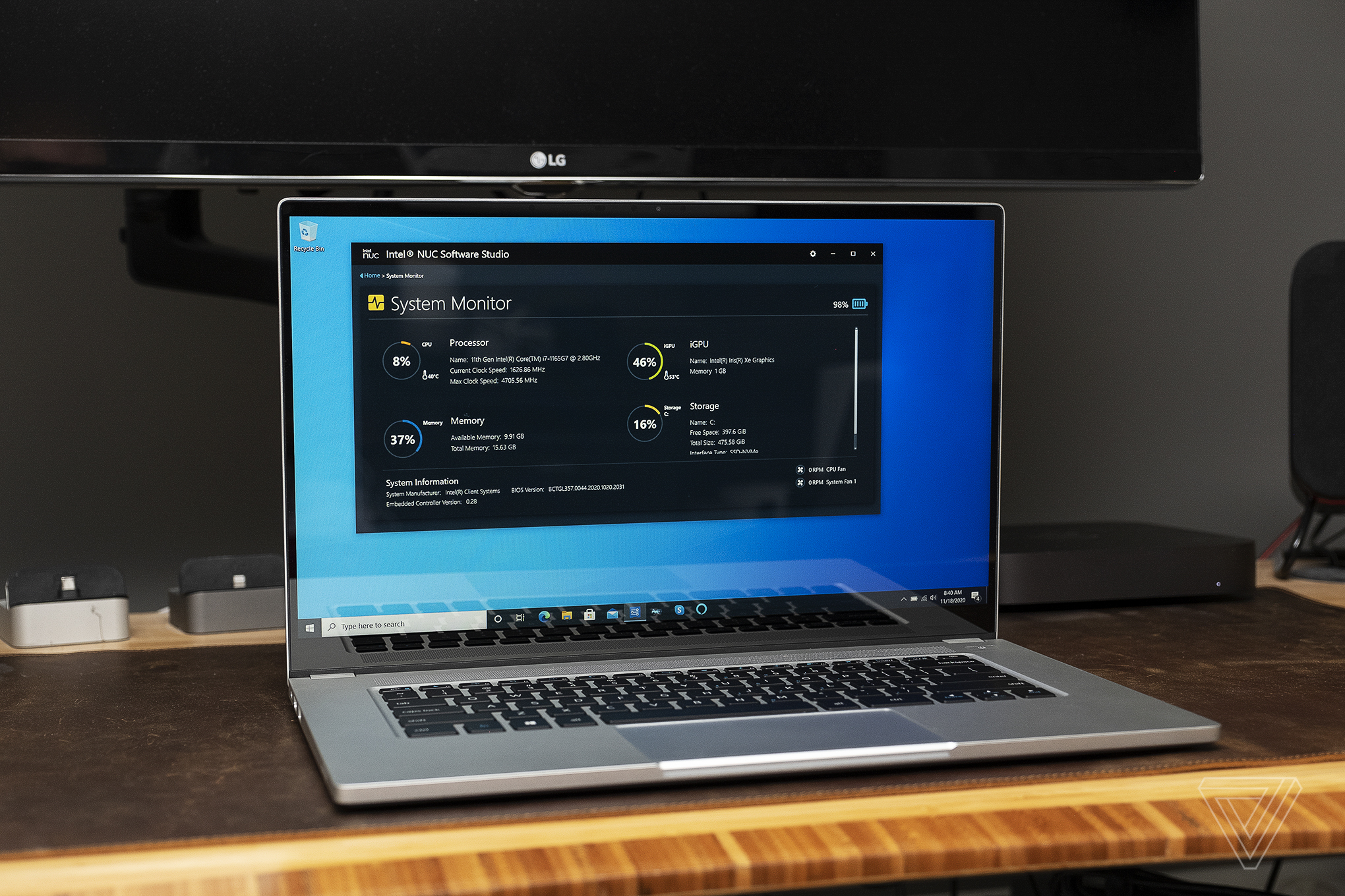 Intel NUC M15 laptop first look: taking on Dell and HP | The Verge