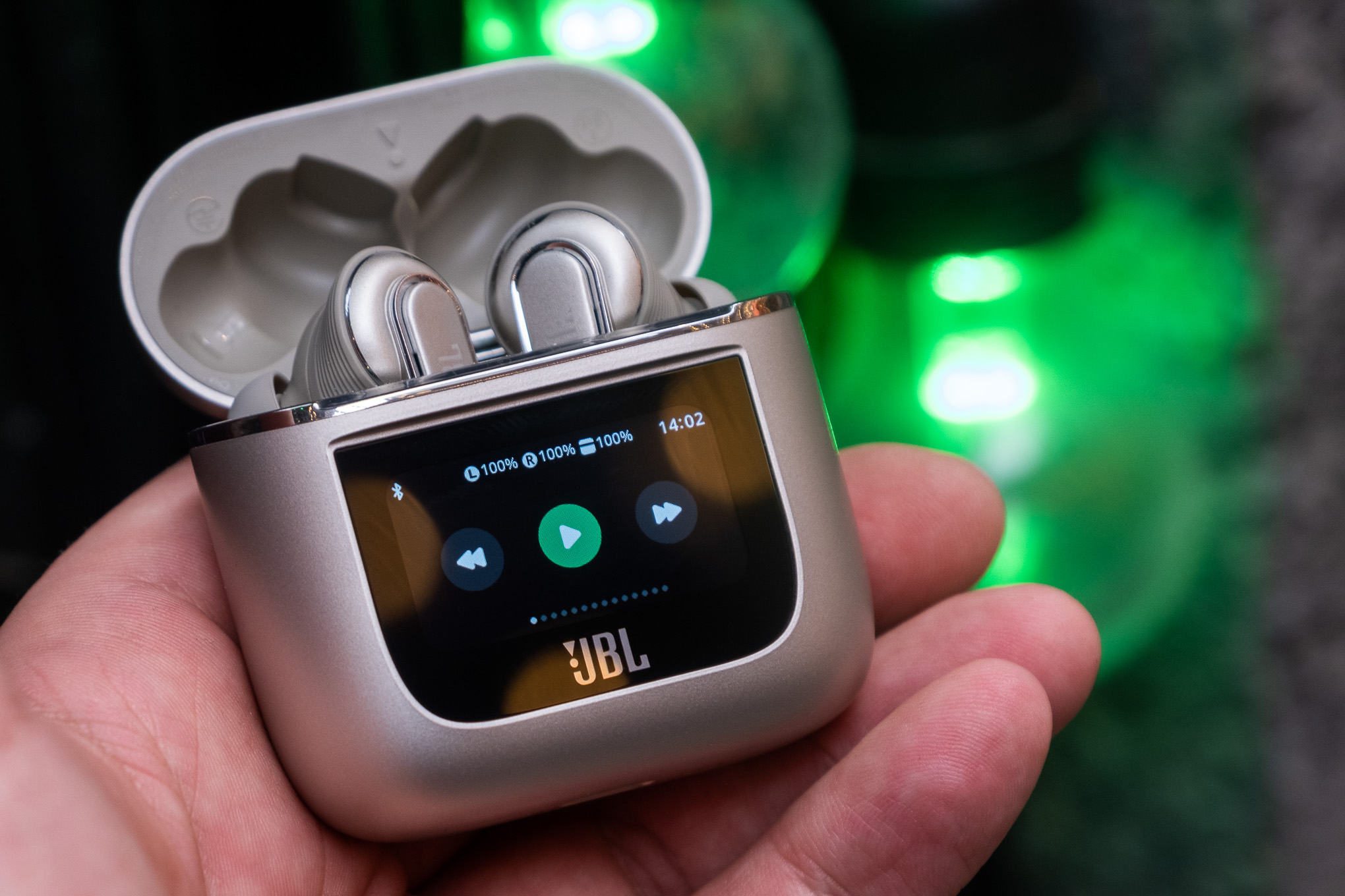 JBL Tour Pro 2 review: these earbuds have a screen | The Verge