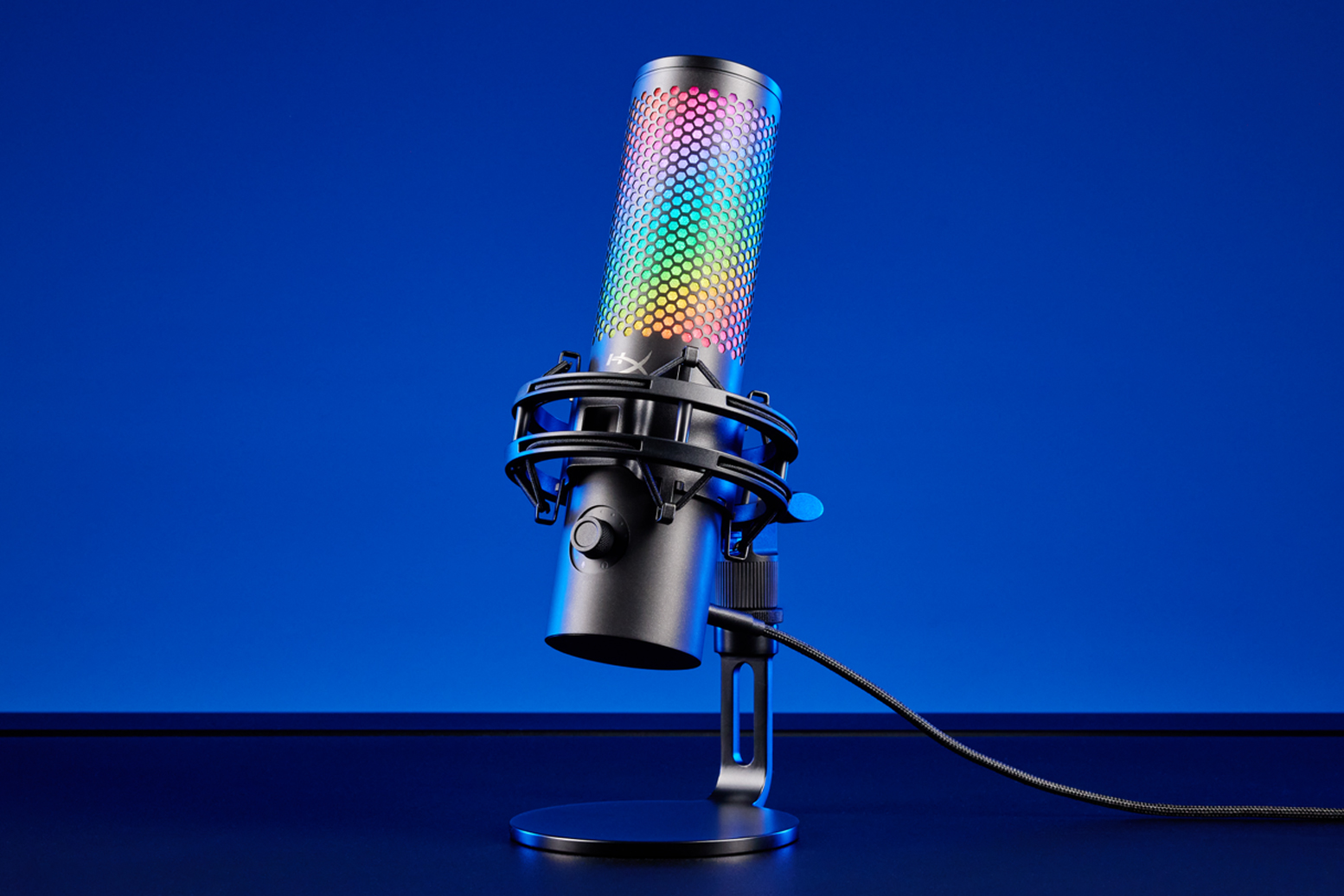 HyperX's new microphone has better sound to go with its RGB LEDs