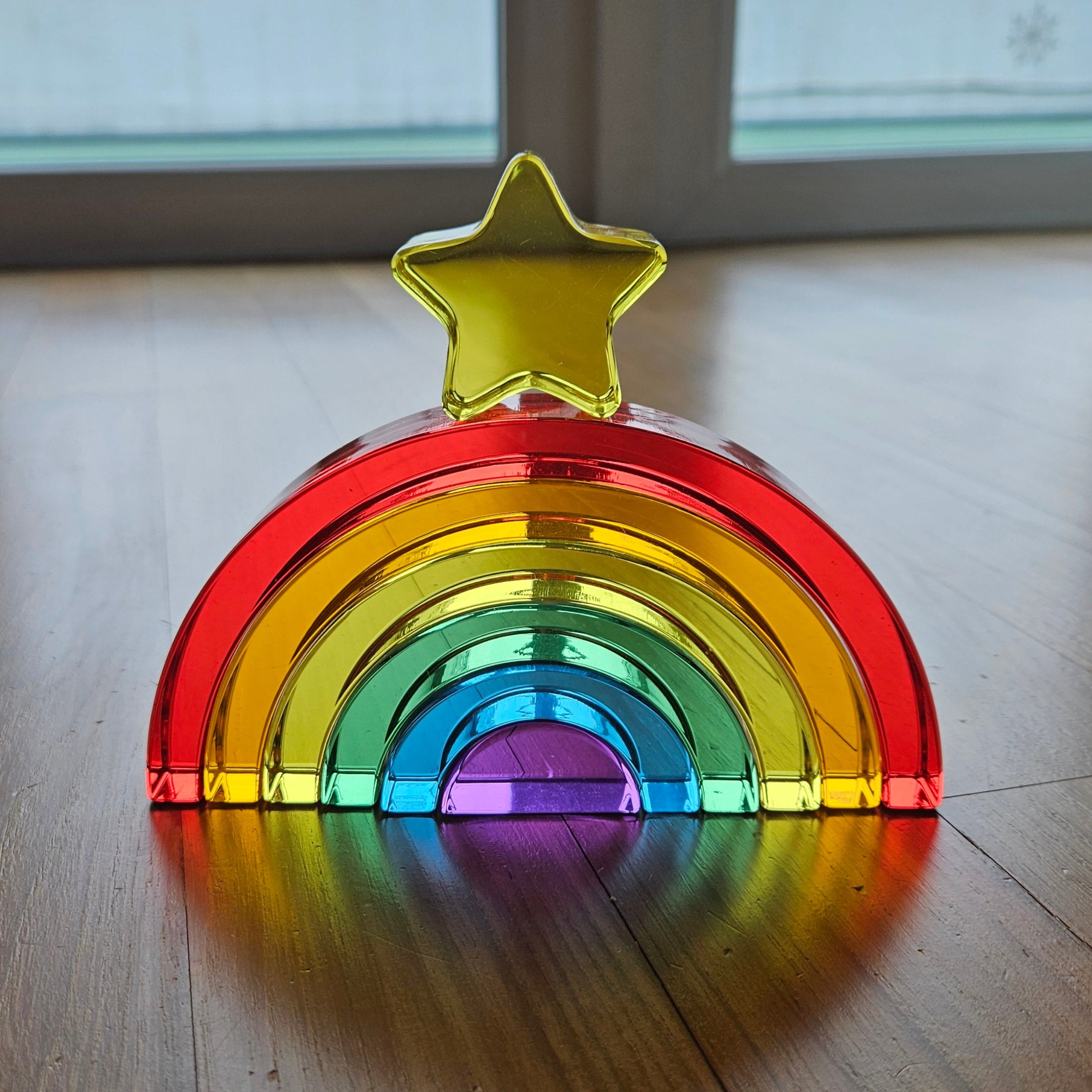 Baby Lucite Rainbow™ – Playful Little Hearts