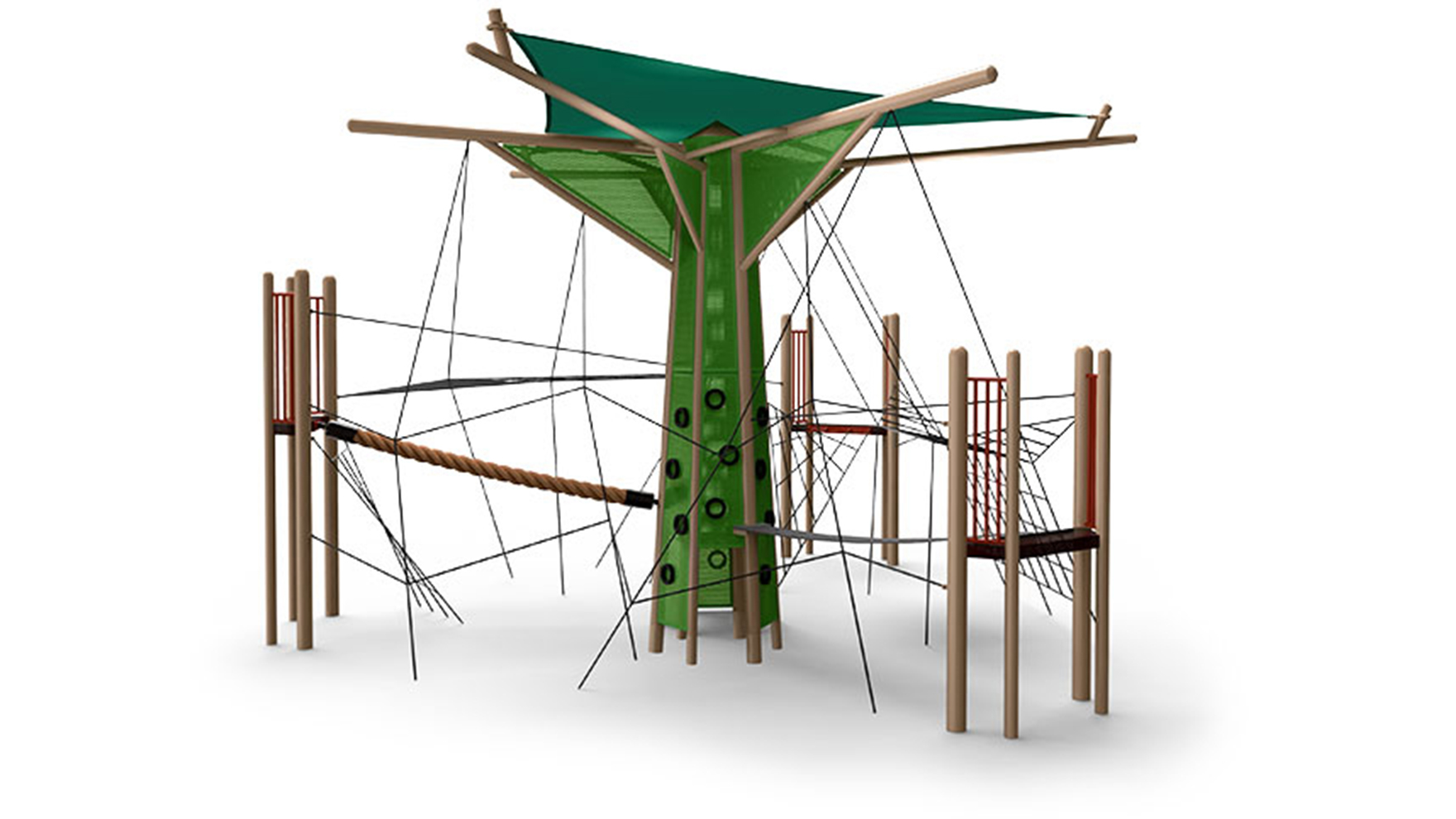 Gateway w/ Dynamic Descent Slide Entrance & Slide-a-Side Exit