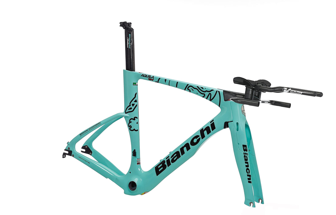 Bianchi Aquila CV Frameset - Celeste 2024 — Playtri The Colony