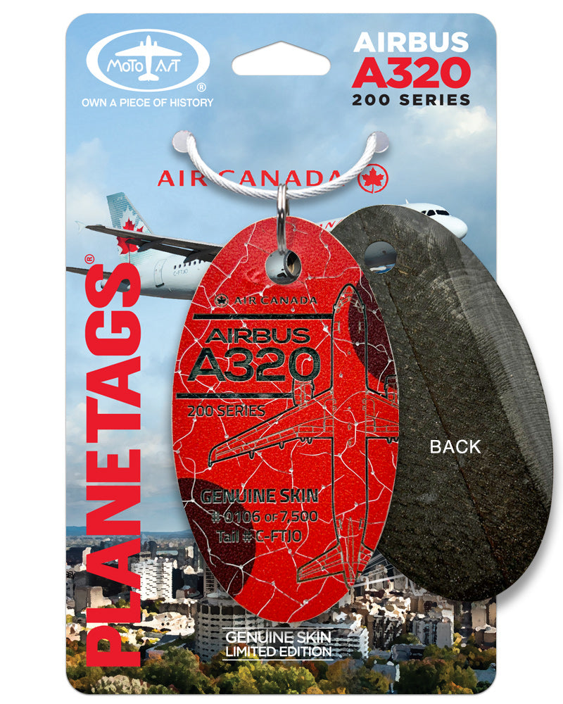 Air Canada® A320®- C-FTJO – MotoArt PlaneTags