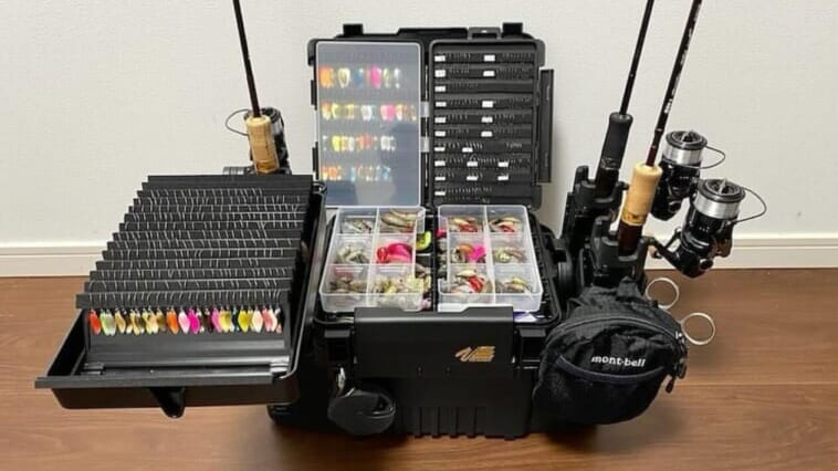 腰痛持ちに革命!? MEIHOボックスを使ったエリアトラウト用のすごすぎる