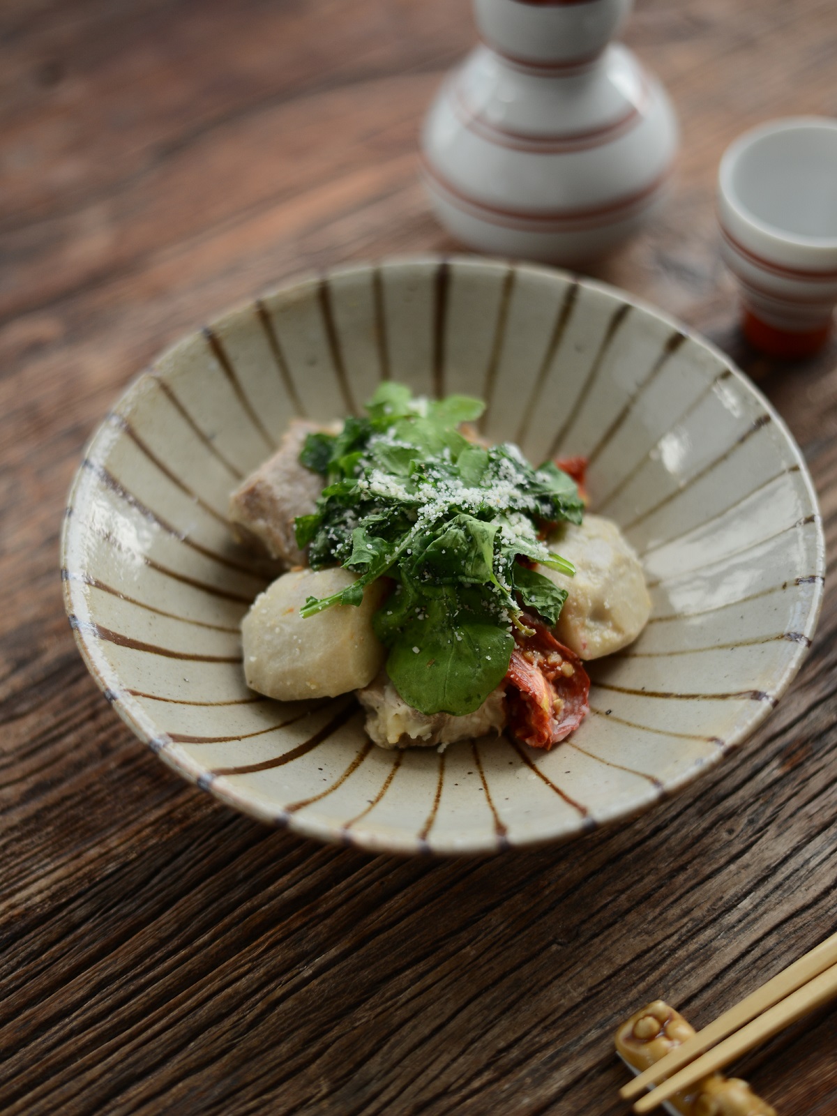 鉢・ボウル :: 15cm-21cm 中鉢・ボウルM :: 十草浅鉢 6寸 - マルミツ