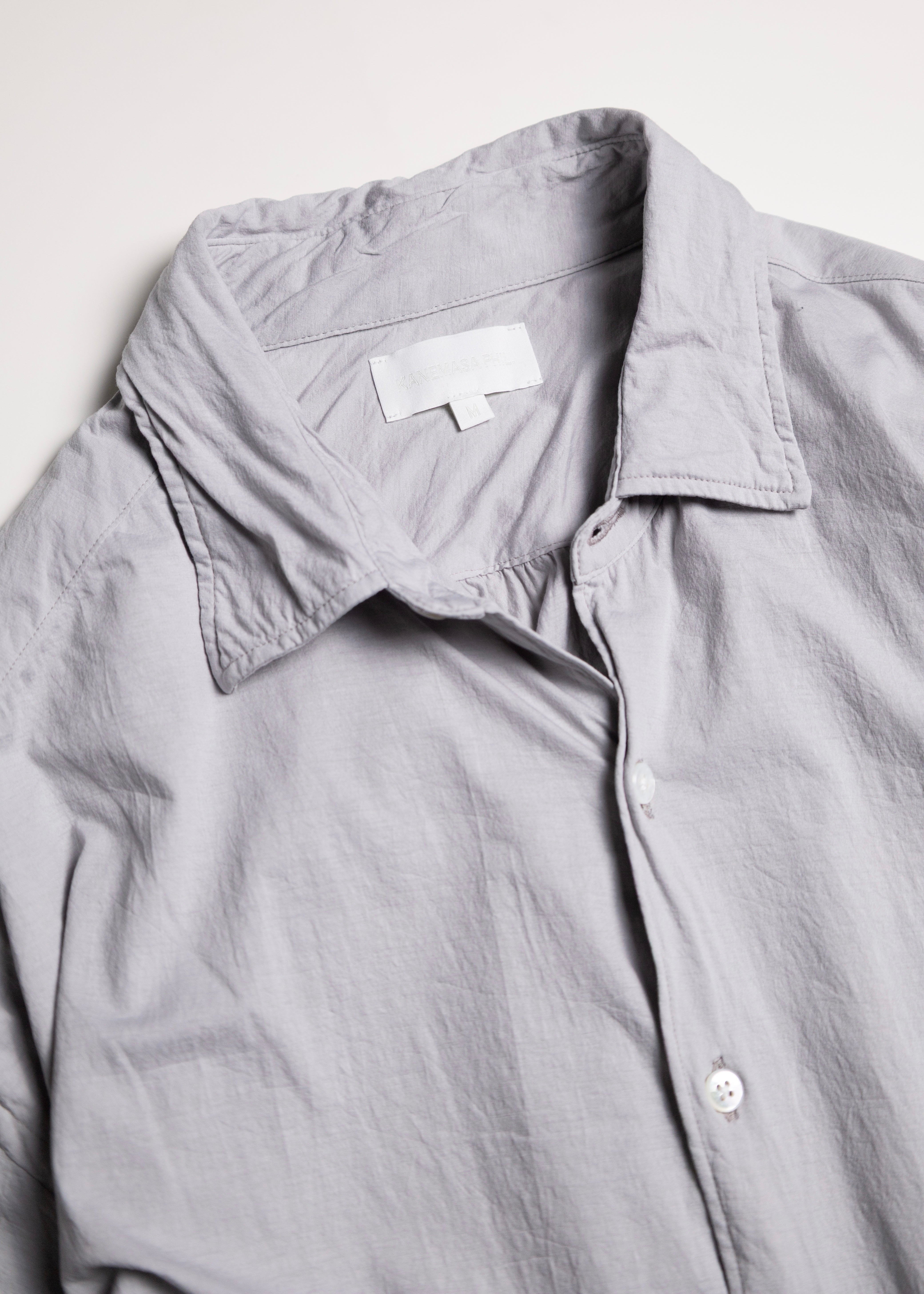 KANEMASA PHIL.（カネマサフィル）46G Artisan Shirt – process